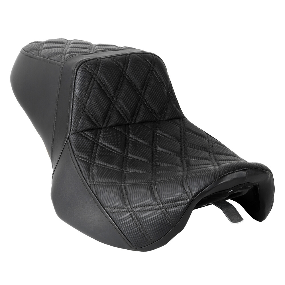 Full Set Diamond Seat Rider Passenger For Harley Road King Classic / EFI FLHRCI
