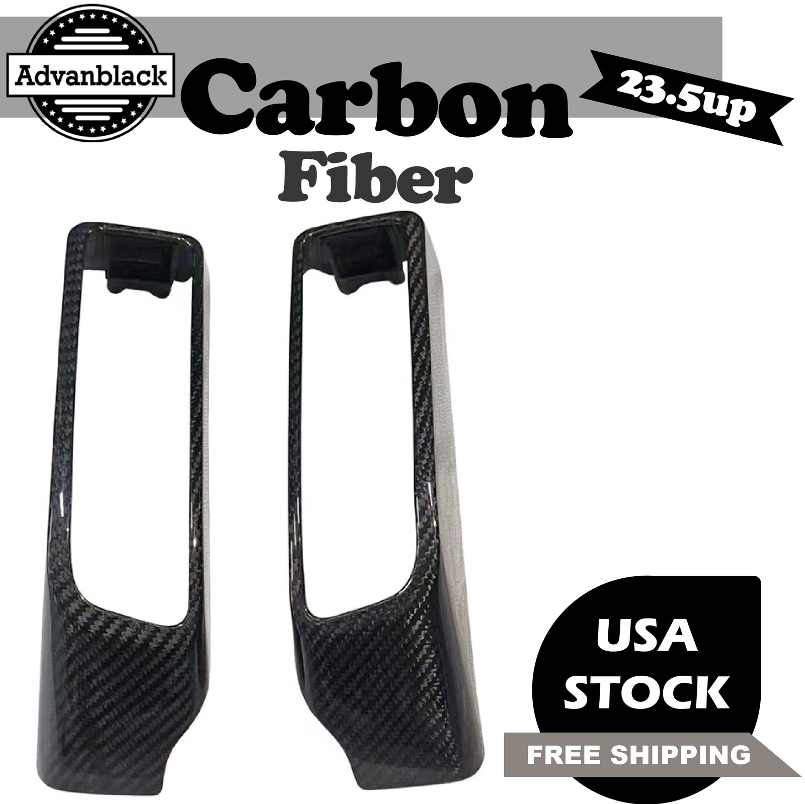 Carbon Fiber Tail Light Housing Fits Harley Touring 24up & CVO Models 23.5up
