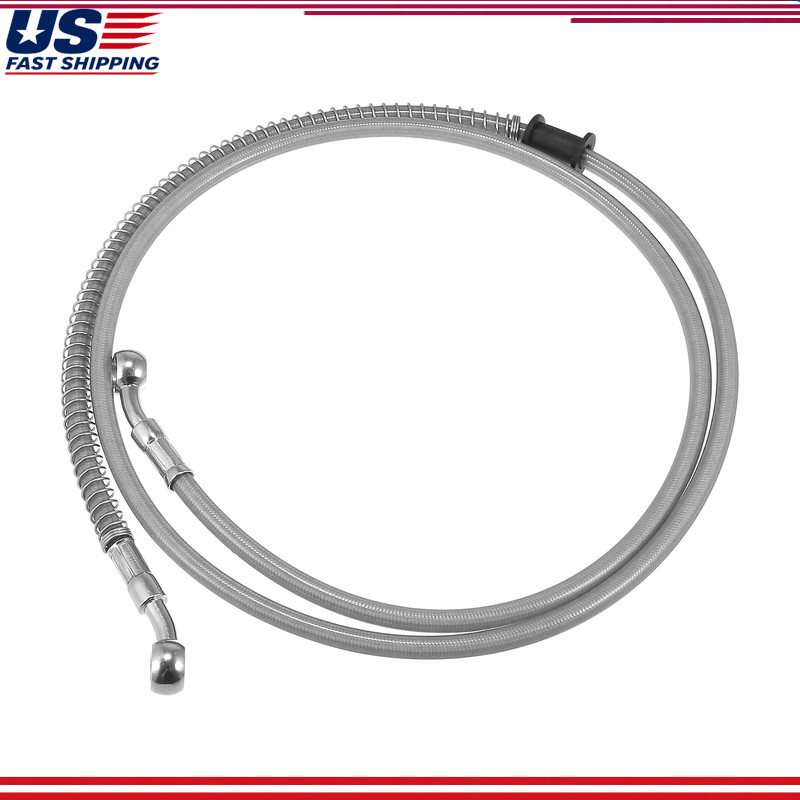 55.12 Length 10mm ID Motorcycle Hydraulic Brake Line Oil Hose Pipe Stainless Ste