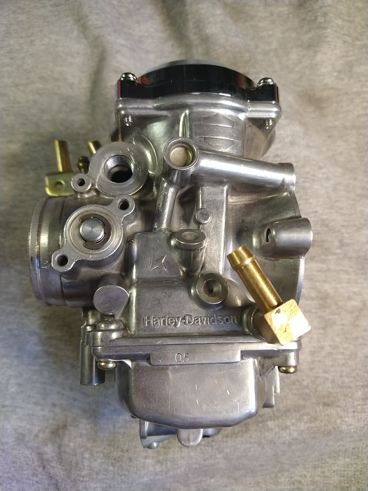Harley CV -99 Polished Carb All Stock For All Twin Cam 46/190 Rebuilt G3