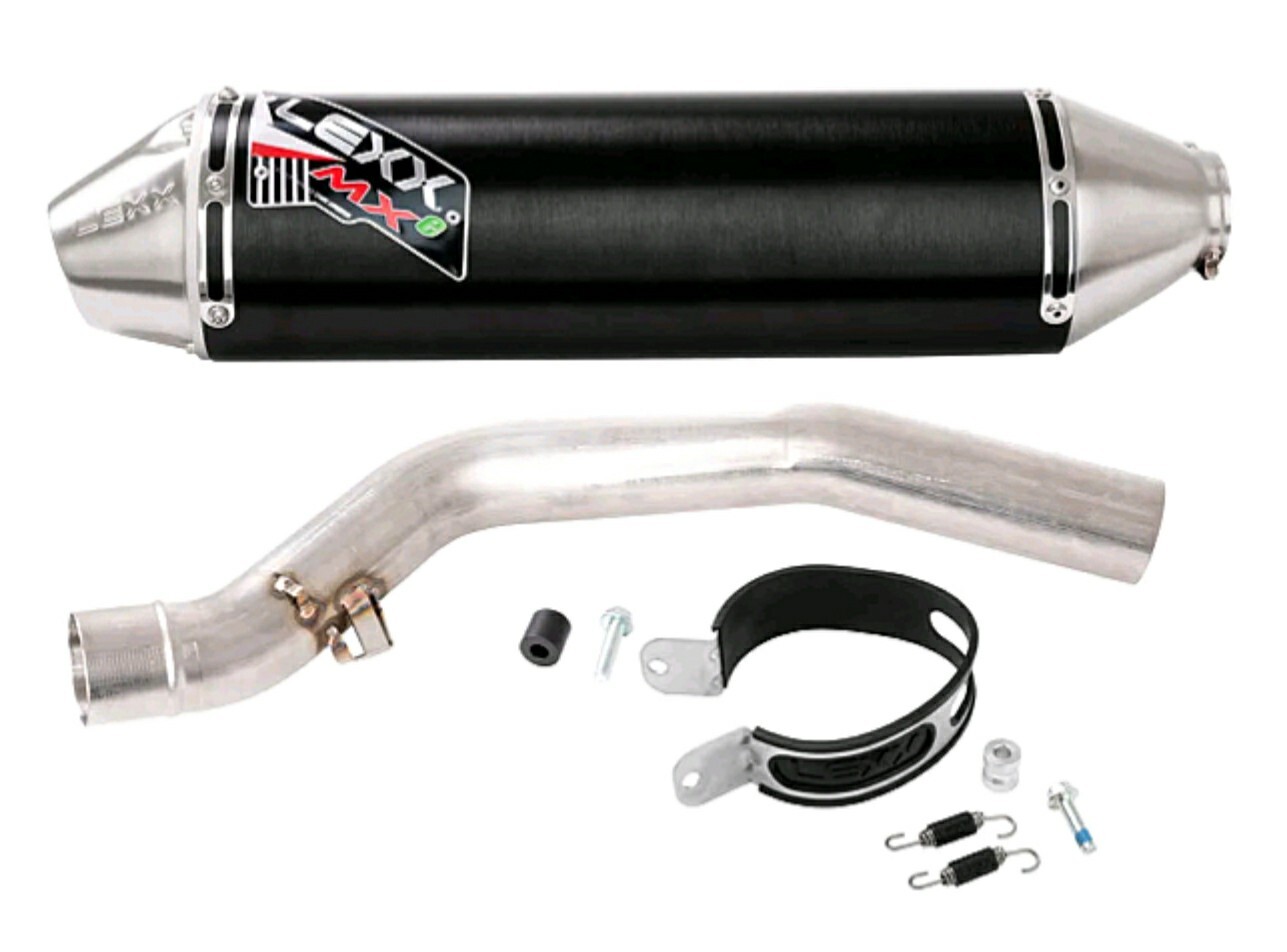 Lexx Slip On Silencer Exhaust Yamaha Yz450F 14-2017 WR450F 16–2018 450FX 16–2018
