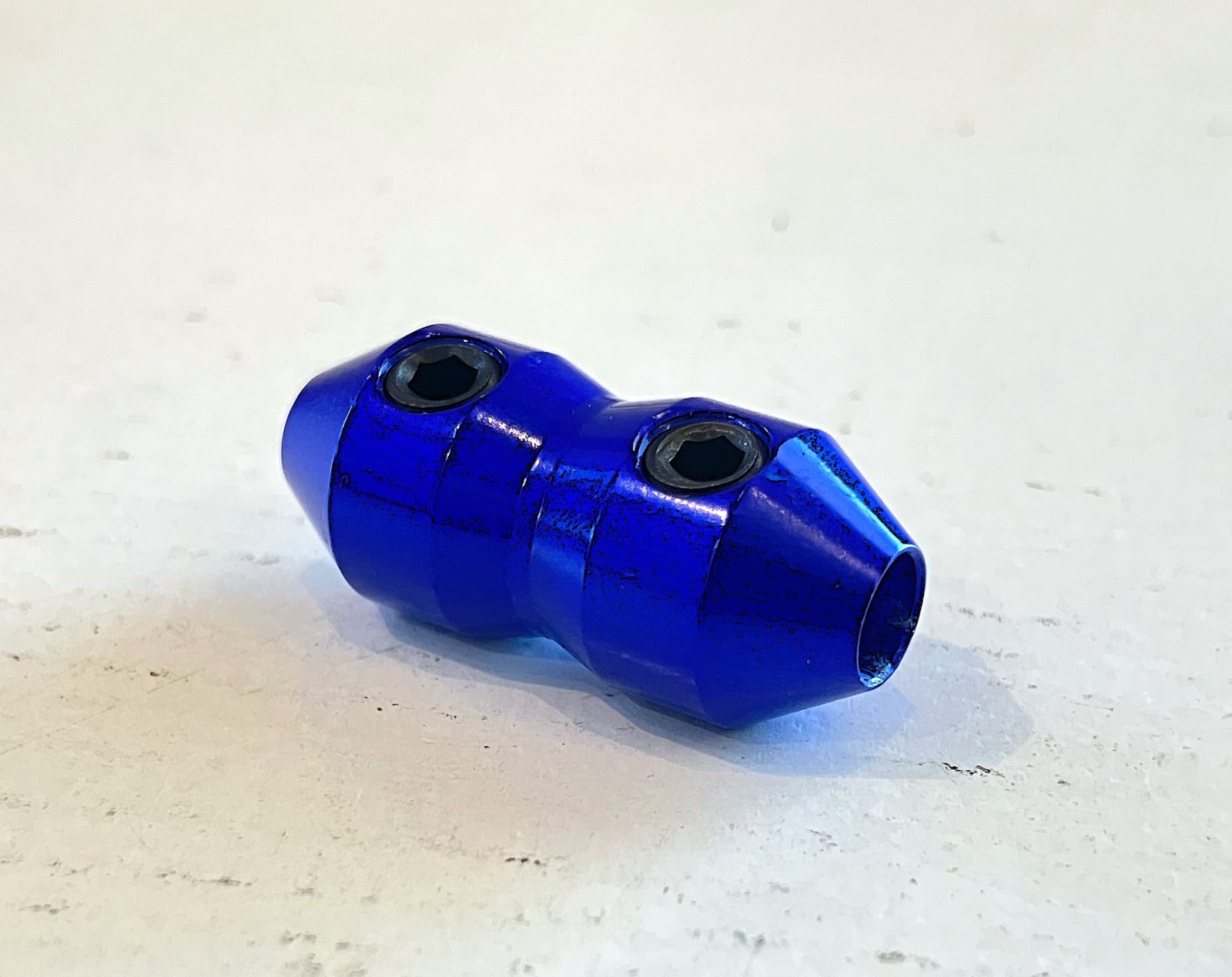 Racing Go Kart Aluminum Anodized Throttle Brake Cable Clamp Terminator Coupler