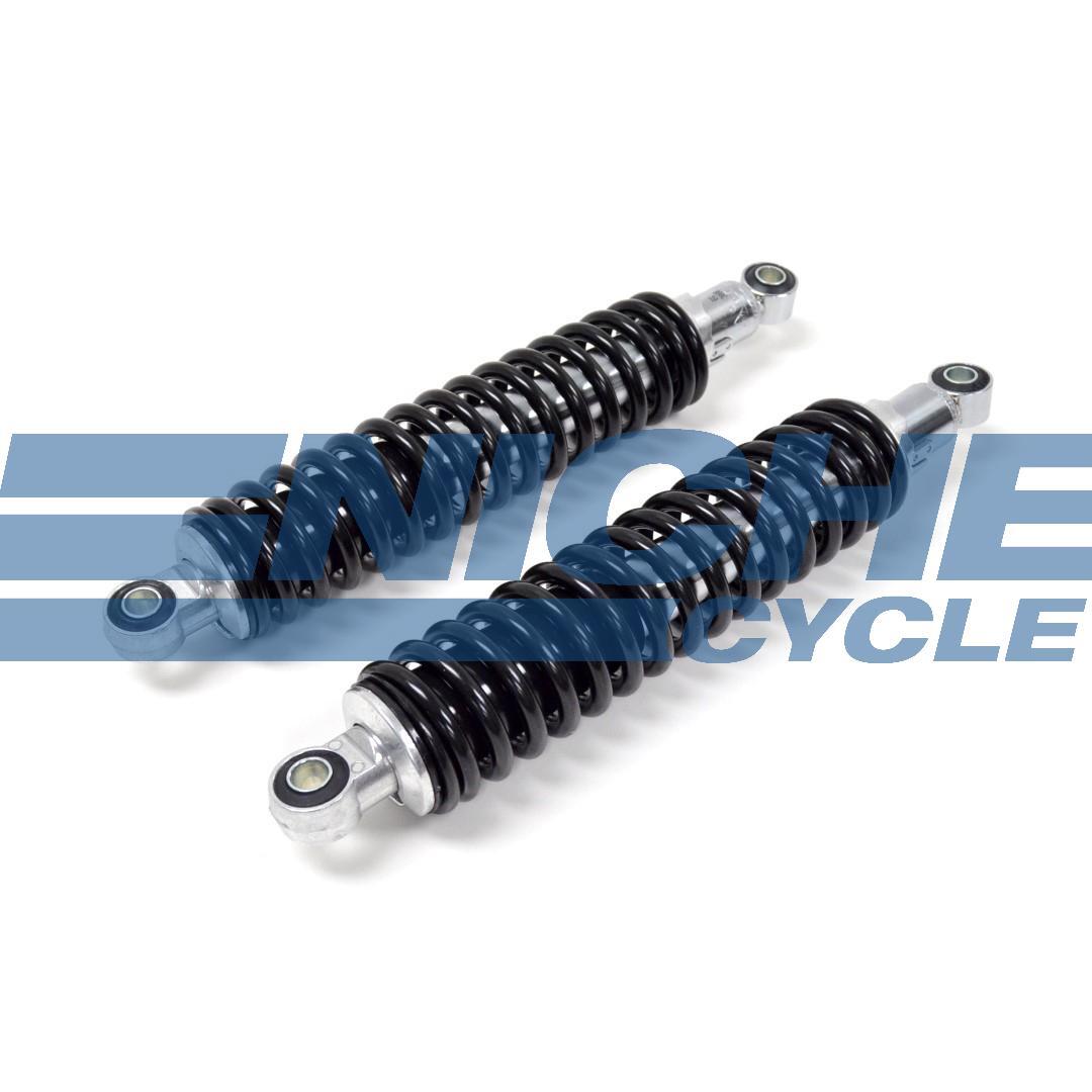 Suzuki TS185 Reproduction Shocks Eye To Eye 336mm Black/Chrome 62100-29901