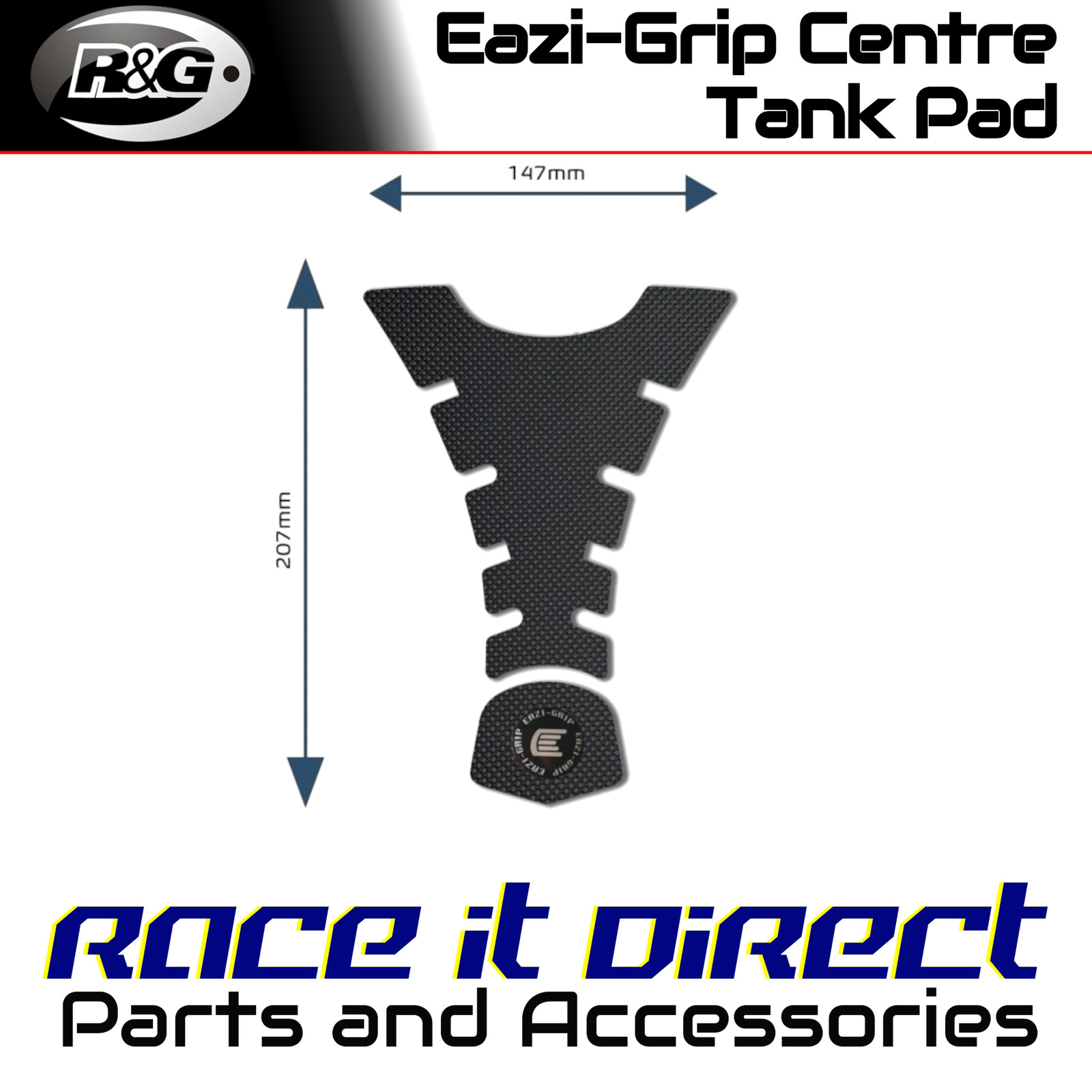 Eazi-Grip Centre Tank Pads for Bimota DB5 All Years Pro Style H Eazi-Grip