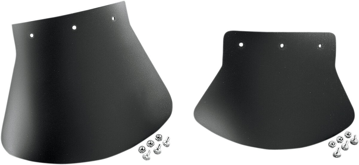 Drag Specialties Large Plain Rubber Mud Flap DS393701 10.5x8in