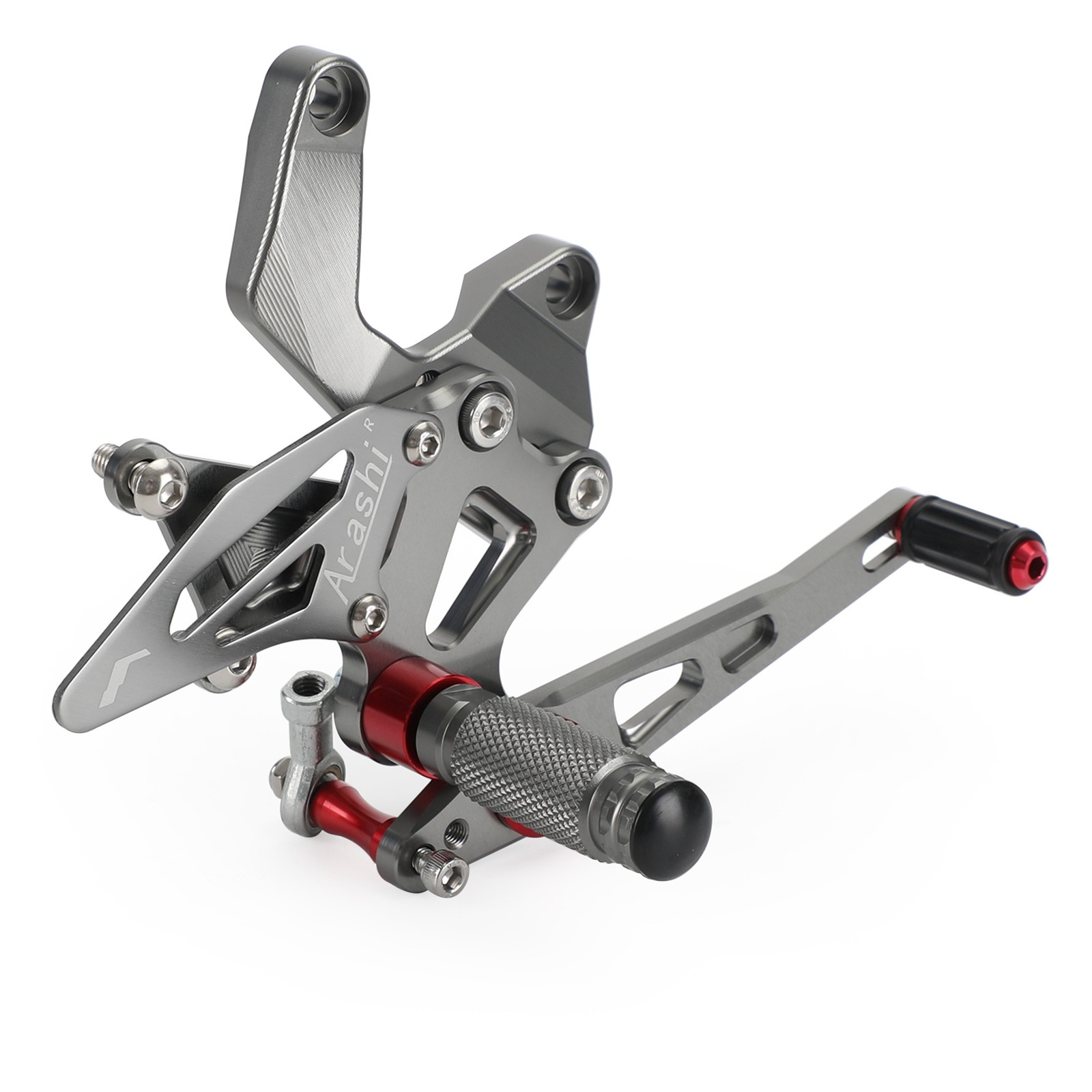 Aluminum Gray Rear Sets Footpegs Footrest Fit For Kawasaki Z900 Z 900 2021 2022
