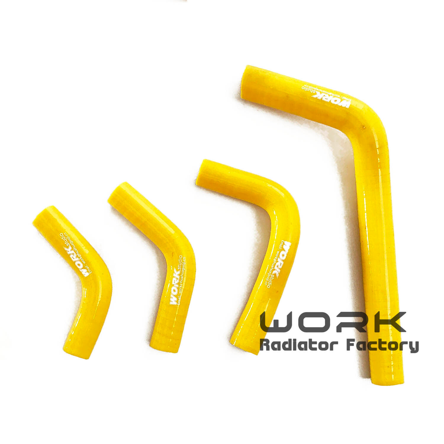 Radiator+Yellow Hose for Honda CRF250R 2004-2009/CRF250X 2004-2017 2008 Aluminum
