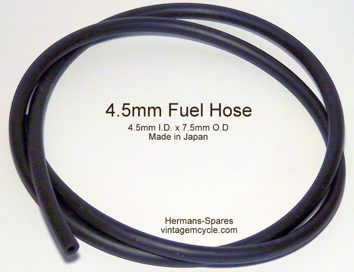 Honda Motorcycle 4.5mm I.D. OE Metric Fuel Hose – By the Foot