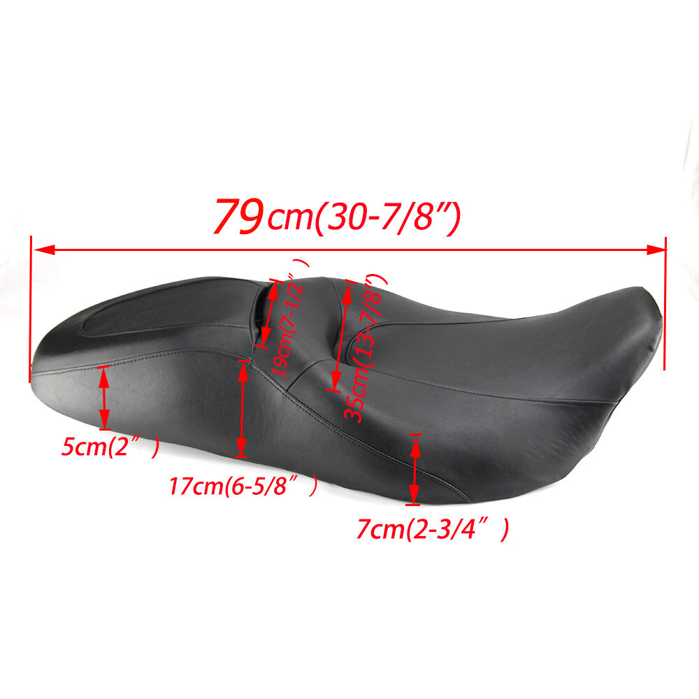Two-UP Rider Passenger Seat For Harley Touring Street Glide Road King 2008-2022