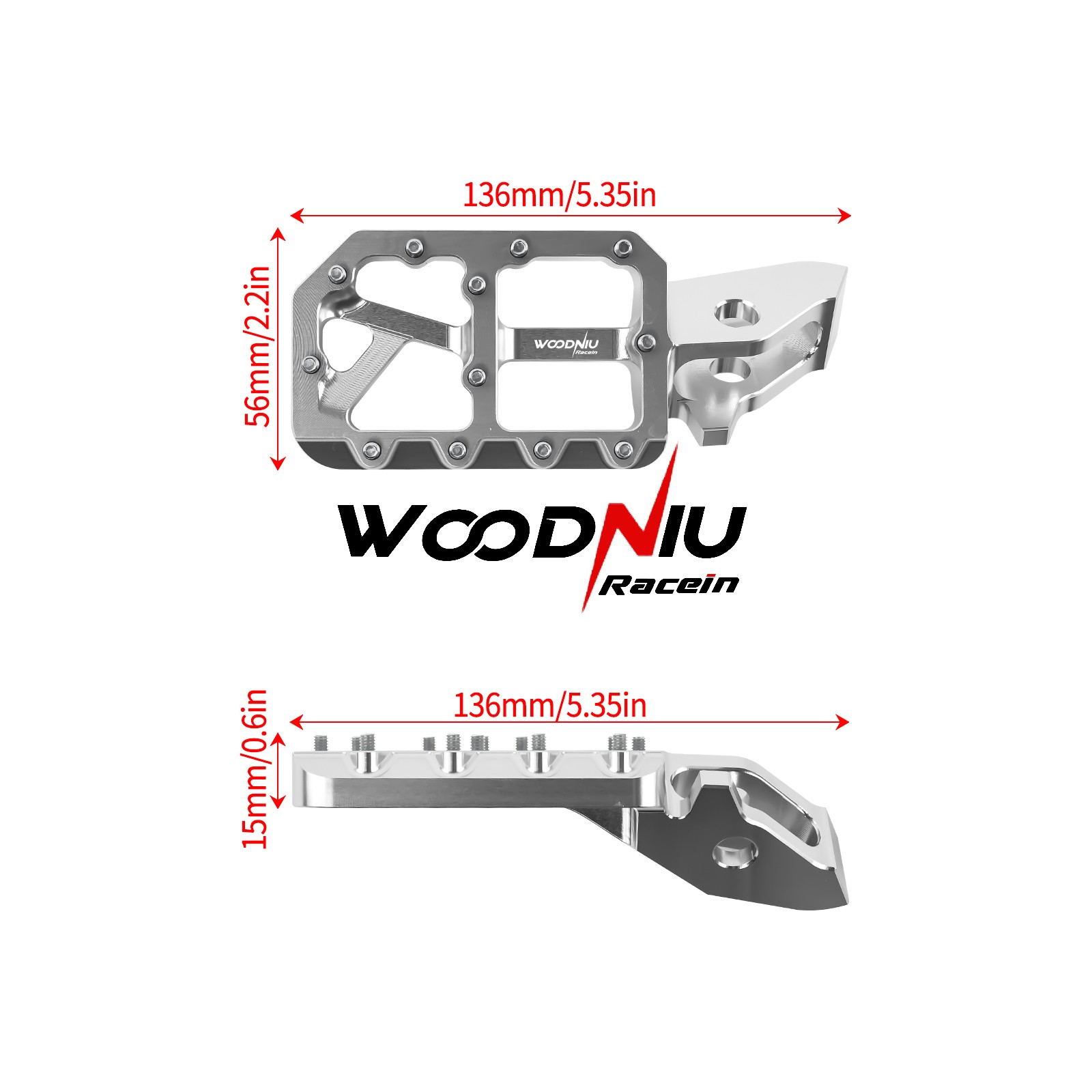 CNC Aluminium Alloy Footpegs for Surron Ultra Bee Foot Pegs Foot Modified Pedal