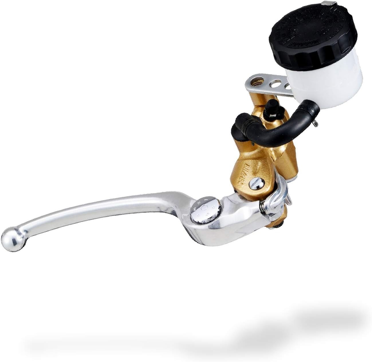 Nissin Radial Front Brake Master Cylinder 19mm Gold Body Silver Lever From Japan
