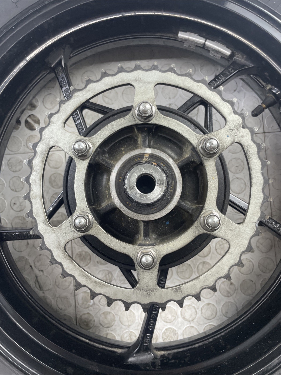 2024 24 23-26 Kawasaki Ninja EX400 Zx4R Rear Back Wheel Rim Straight 17×4.00 OEM