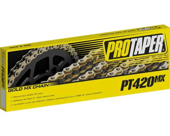 NEW PROTAPER 023101 420 MX CHAIN – GOLD – 134 LINKS – MOTORCYCLE/OFFROAD