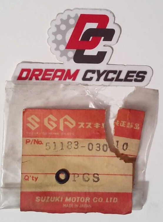 NOS GENUINE SUZUKI DRAIN PLUG GASKET 51184-03010 NEW OEM FACTORY PART