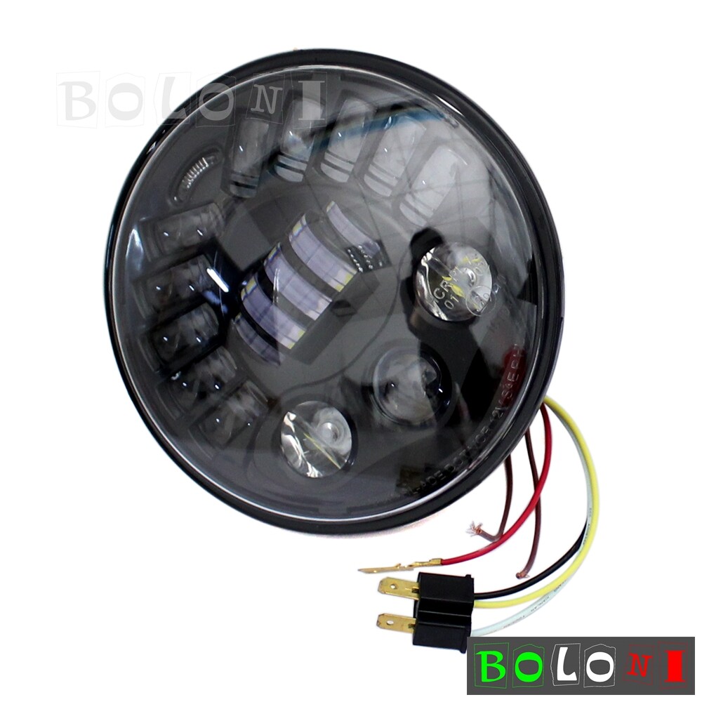 DOT SAE E9 Headlight 7″ Off-road Driving Light For Harley Touring Softail 94-13