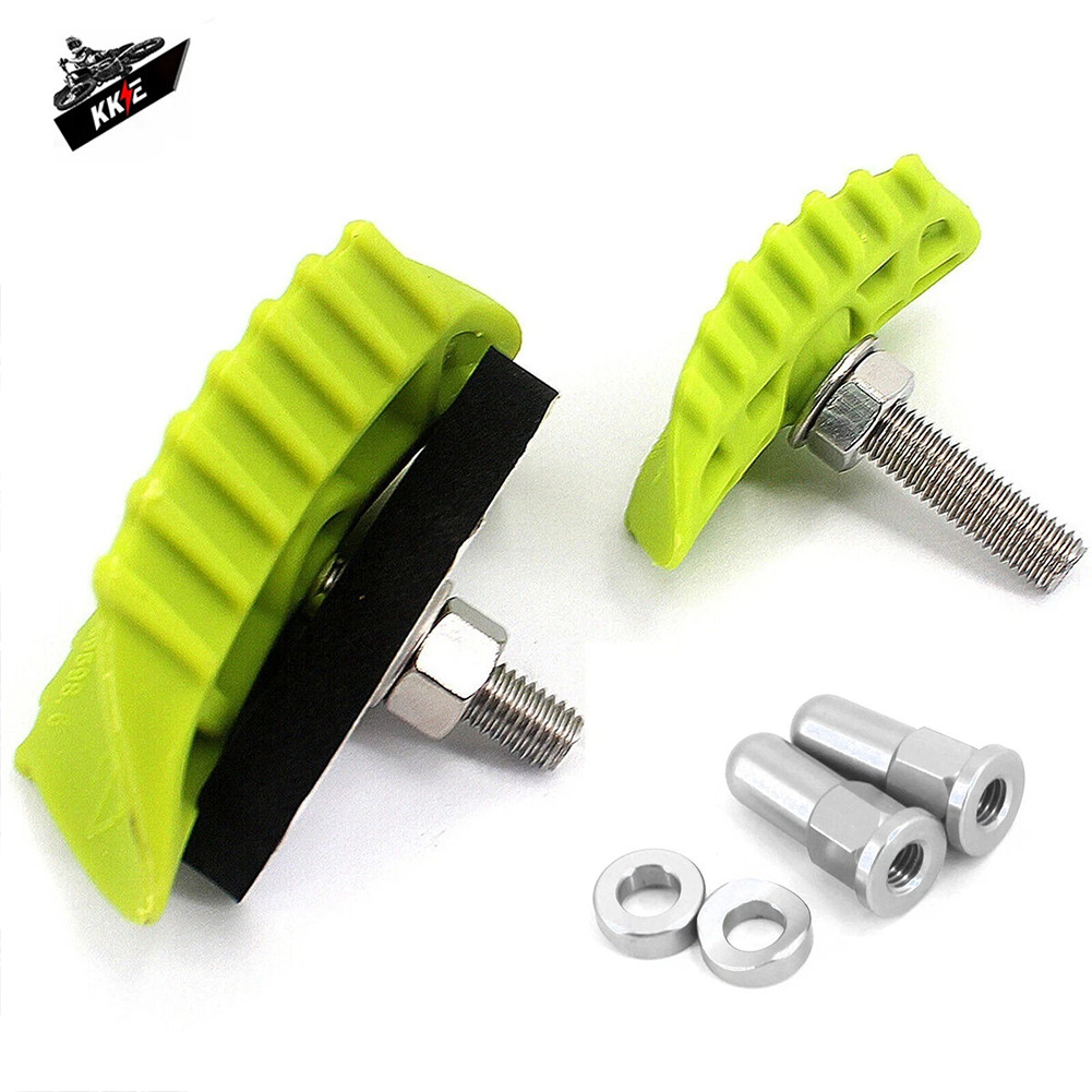 Dirt Bike Nylon Rim Lock Sets 1.6 & 2.15 Width With Alum Covers & Washers Silver