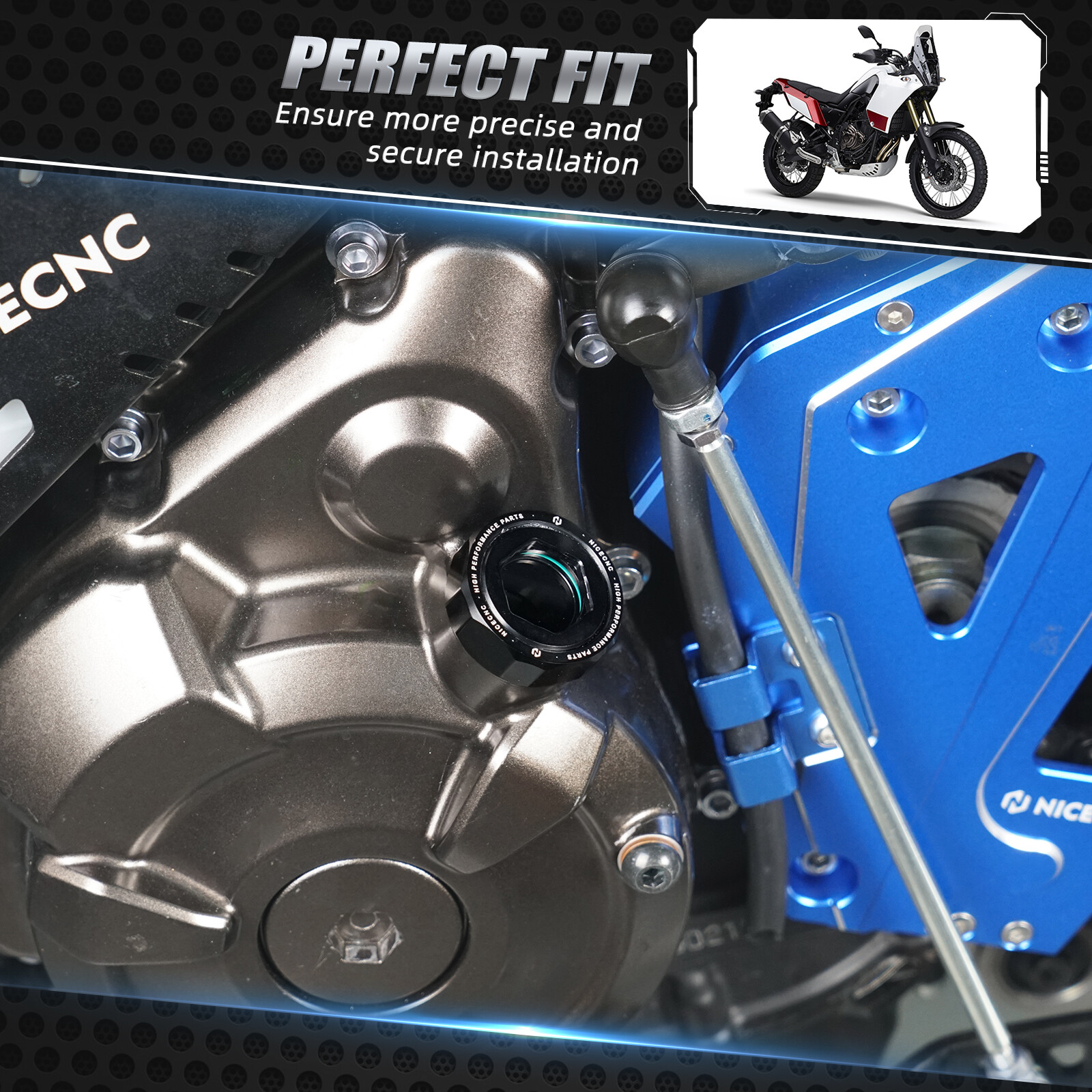 Anodized Oil Cap Plug Oil Fill Plug For Yamaha Tenere 700 XTZ07 XTZ700 2019-2024