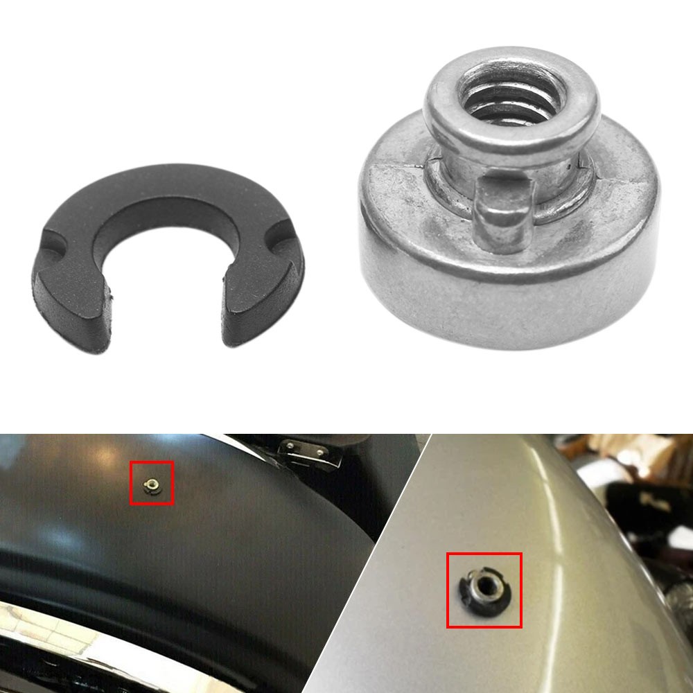 Rear Fender Seat Bolt Nut Mounting For Harley Sportster Wide Glide Street Bob