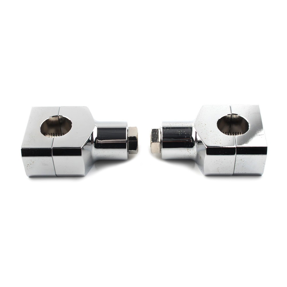 1″ Handlebar Handle Bar Adapter Risers Clamp Mounts For Harley for Kawasaki Pair