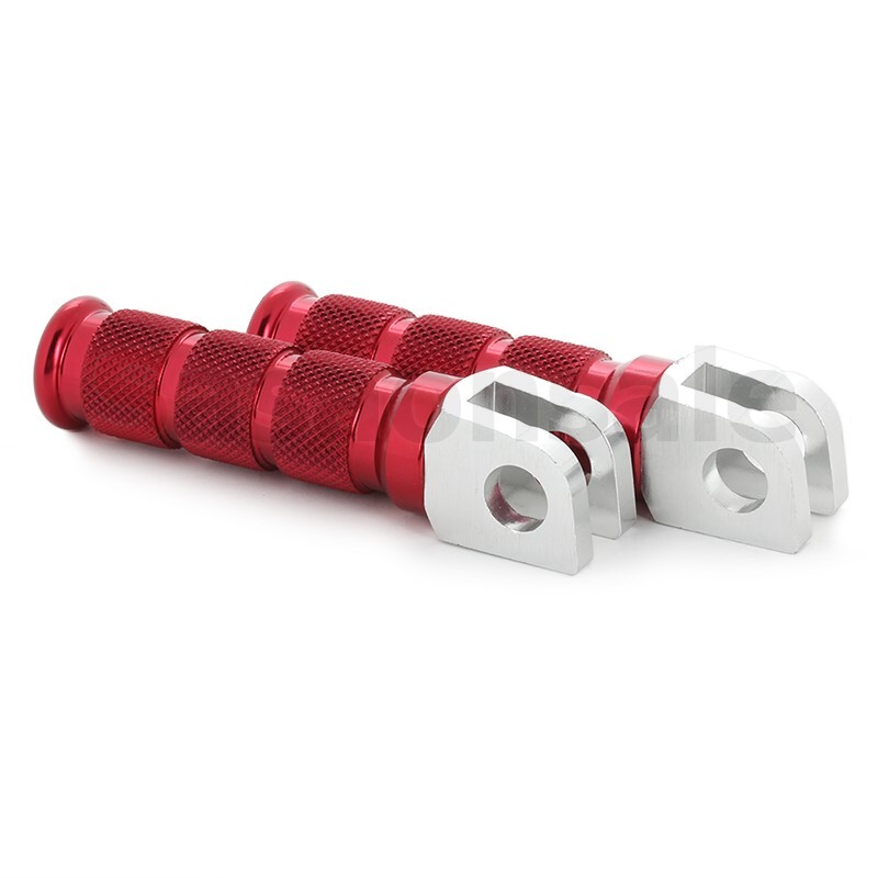 [SASA] Compatible With Suzuki Pink-Red CNC Billet Anodized FRONT Foot Pegs