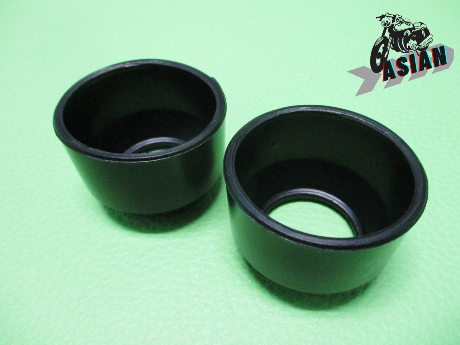 Fit YAMAHA CHAPPY LB50 LB80 FRONT FORK RUBBER SET “BLACK”[as]
