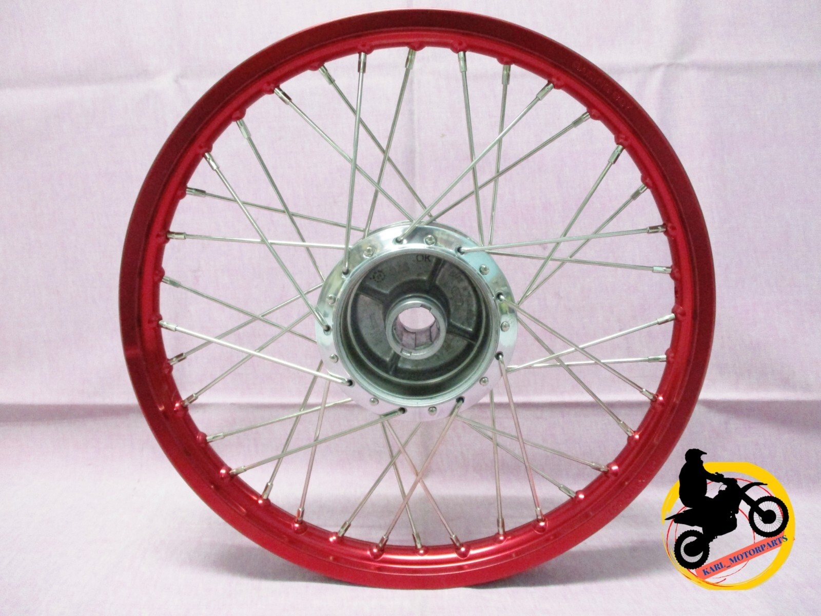 HONDA C50 C70 C90 Front Aluminium & Hub + Stainless Spoke Set *nan6132*