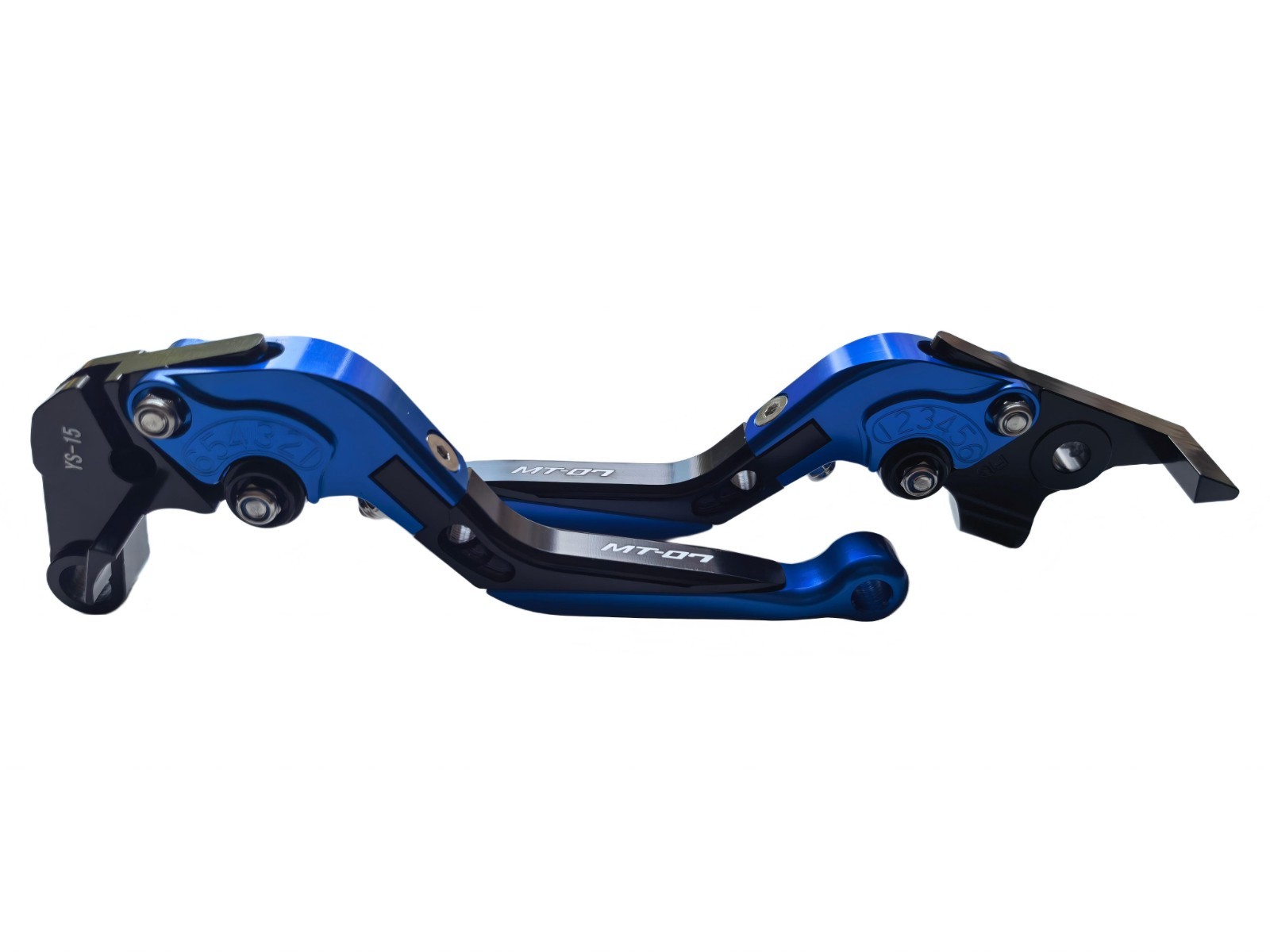 Extendable Hand Brake Clutch Foldable Levers Adjustable For MT07 2014-2024