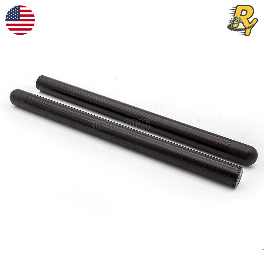 2 PCS 7/8″ Clip On Ons Replacement Handle Bar Handlebar Tube Aluminium Black US