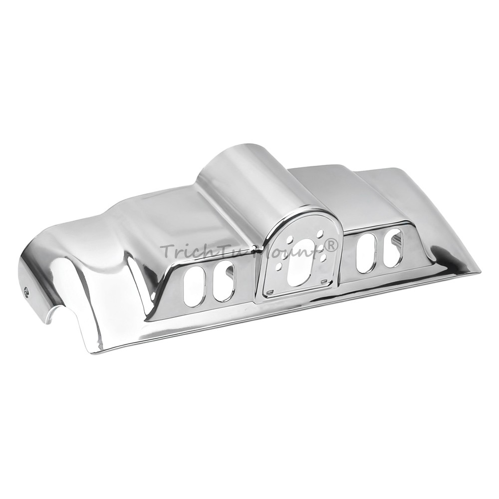 Chrome Switch Dash Panel Accent Cap Kit For Harley Electra Glide Classic FLHTC/I
