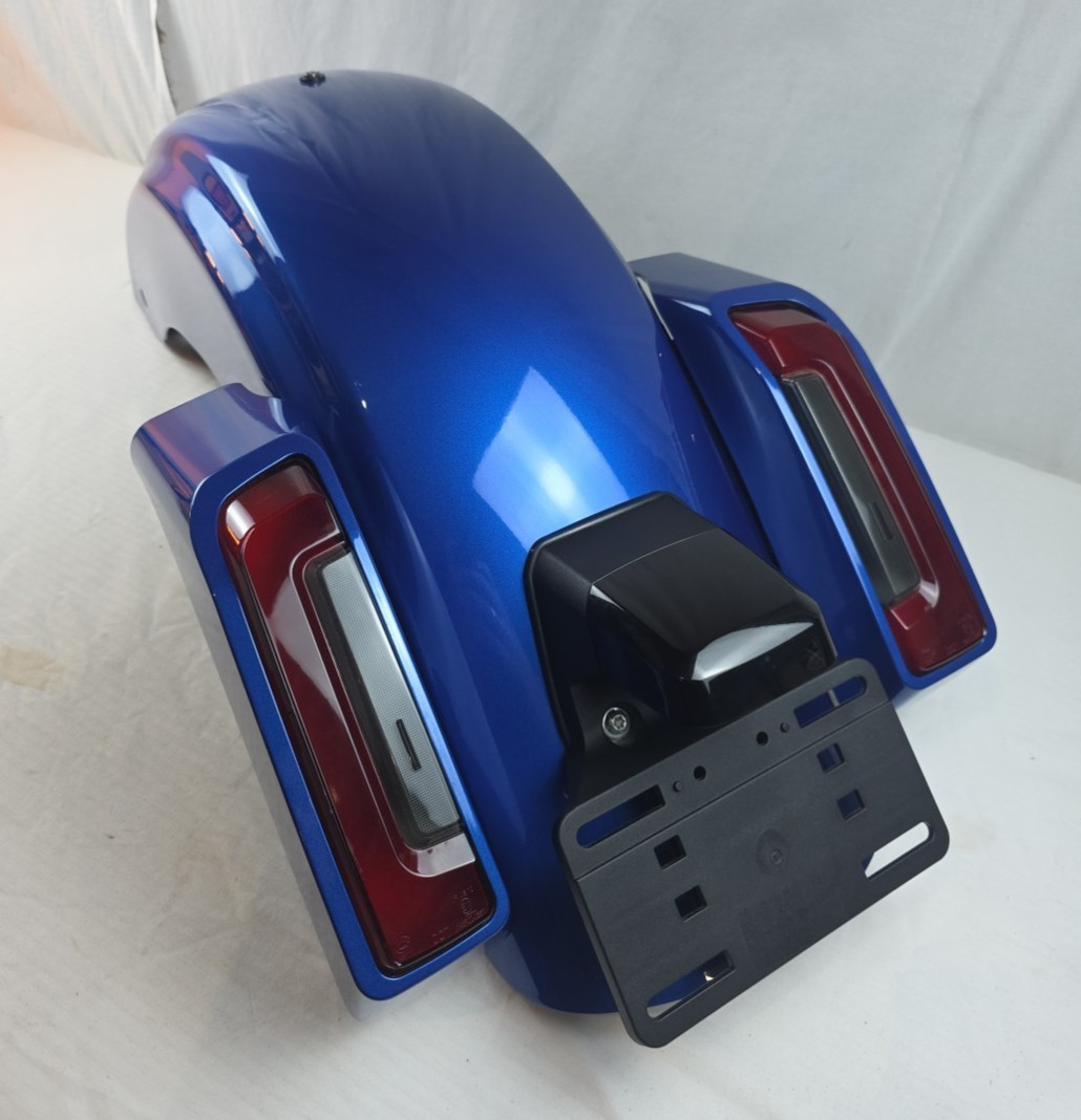 HARLEY-DAVIDSON GENUINE 24-UP TOURING OEM BLUE BURST REAR FENDER
