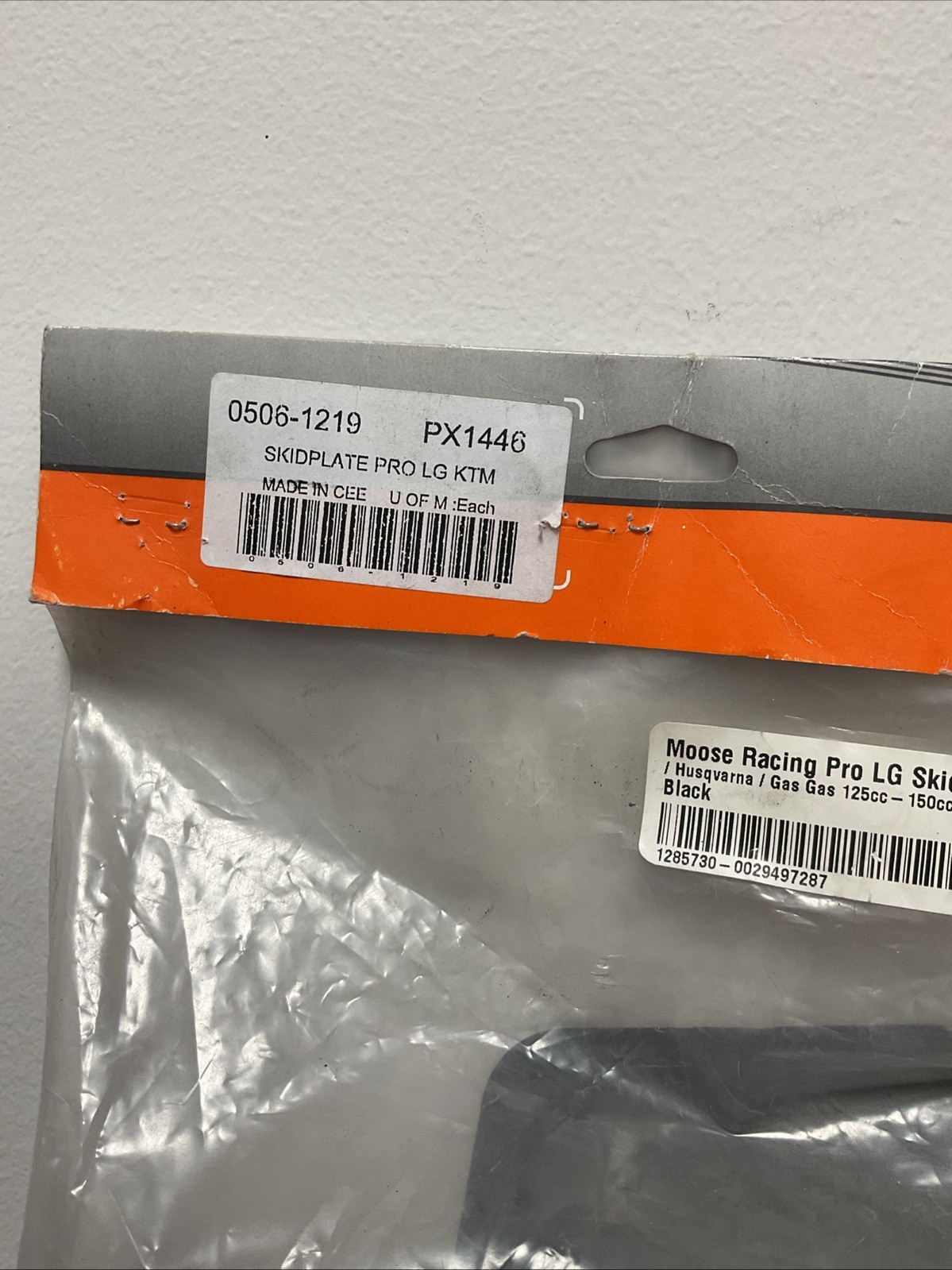 Moose OffroadPro LG Polyethylene Skid Plate – 0506-1219 For KTM and Husqvarna