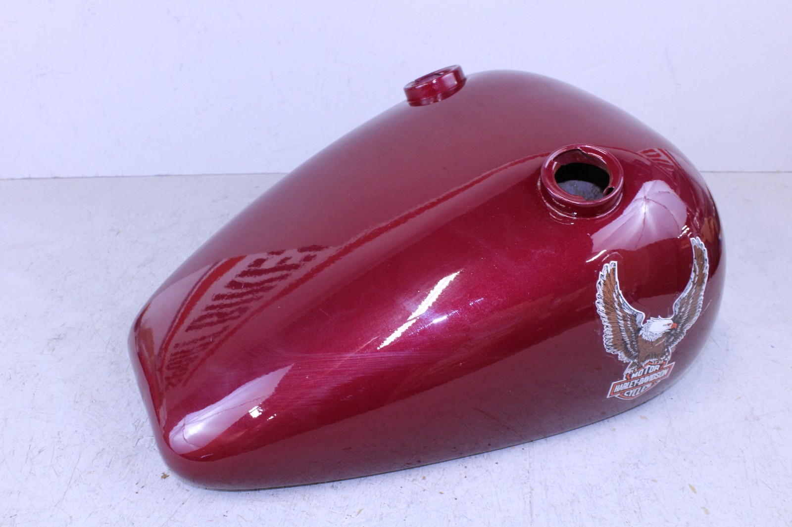 Harley 4.5GAL Quick Bob Tank for FXE FXS FXB Panhead Aftermarket Burgundy 71030