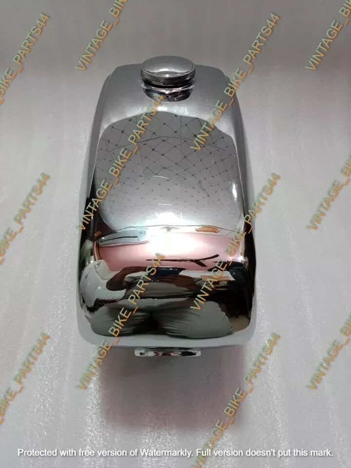Zündapp Ks 50 Super Sport Type 517-20 Chrome Fuel Gas Tank 1971 + Cap |Fit For