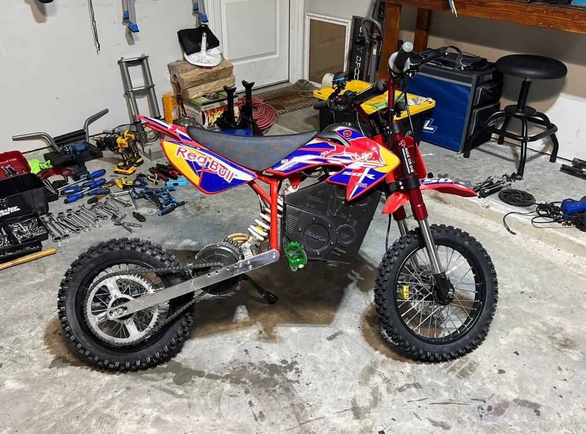 HONDA CRF50 GRAPHICS KIT DECALS THICK AND HIGH GLOSS……