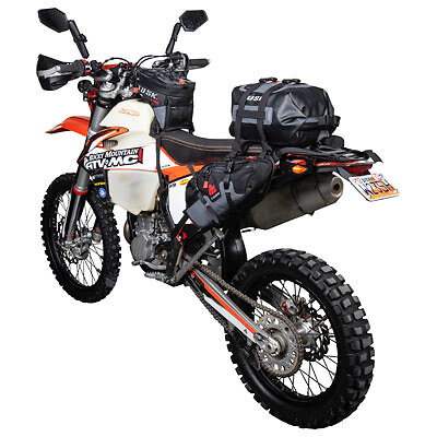 Tusk Traverse Pannier Bags w/ X-Small Dry Duffel Tail Bag-Dual Sport