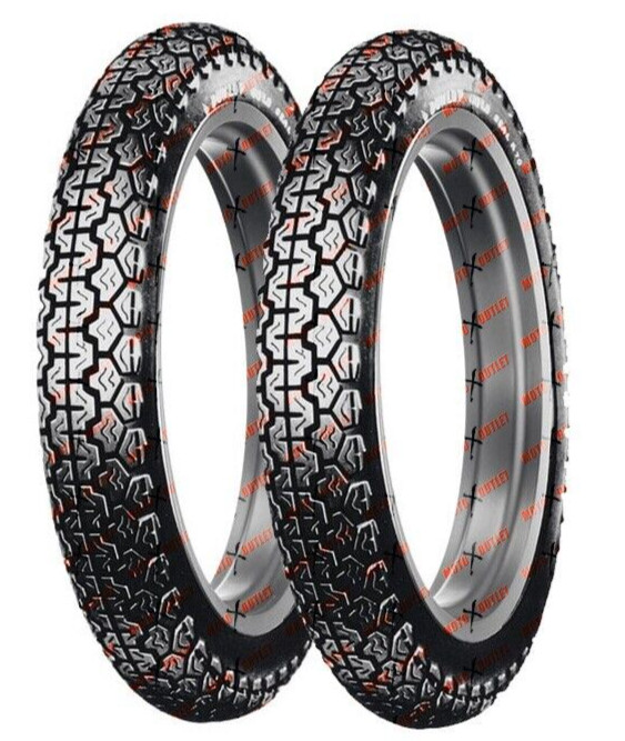 Dunlop K70 Front 3.25-19 Rear 4.00-18 Tire Set Motorcyle Tires Vintage