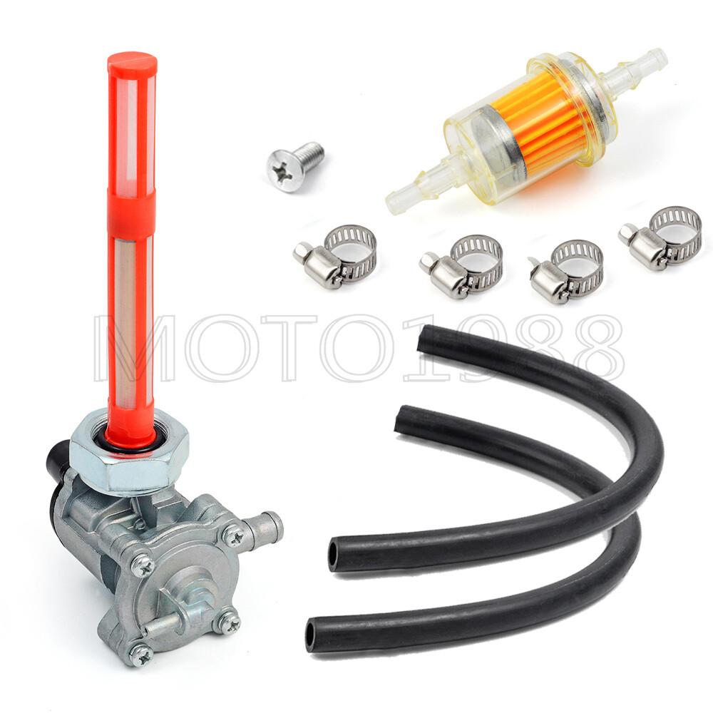 Fuel Vacuum Petcock W/Filter For Honda VTX1300C VTX1300R VTX1300S VTX1300T 04-09