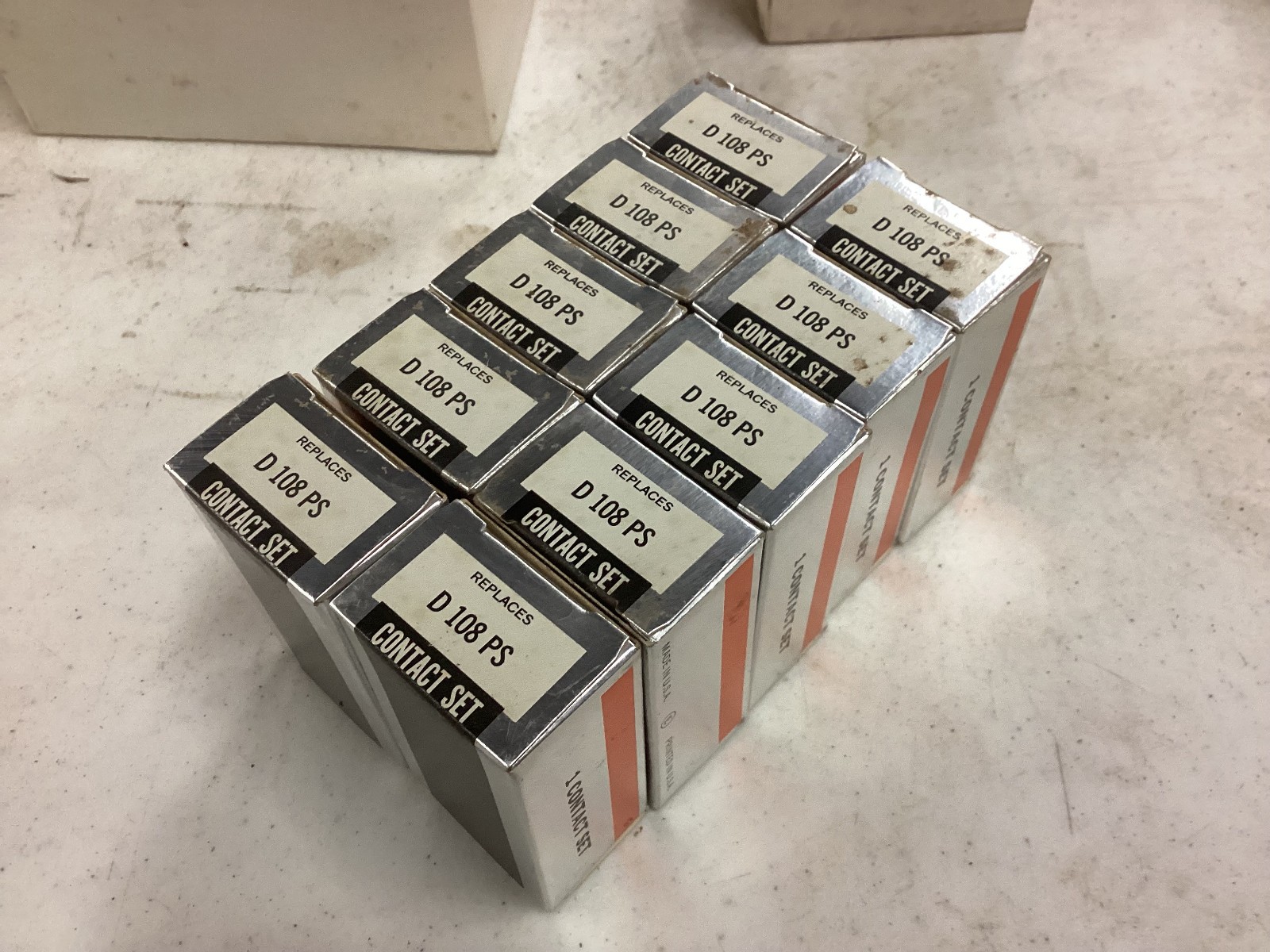 NEW Lot (10) Quality Parts Distributor Ignition Contact Points D-108PS USA MADE