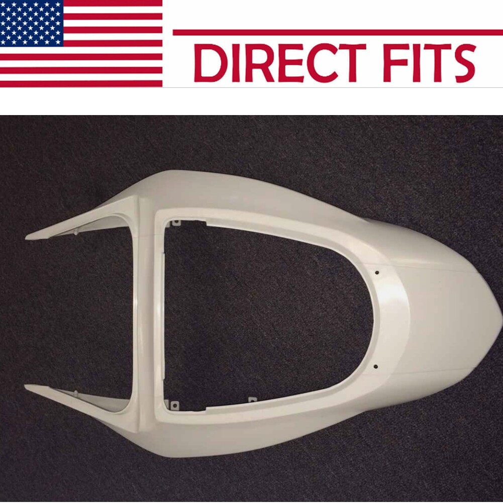 Unpainted Raw ABS Rear Tail Cowl Fairing Kit For Kawasaki ZX6R 2003 2004 ZX636C