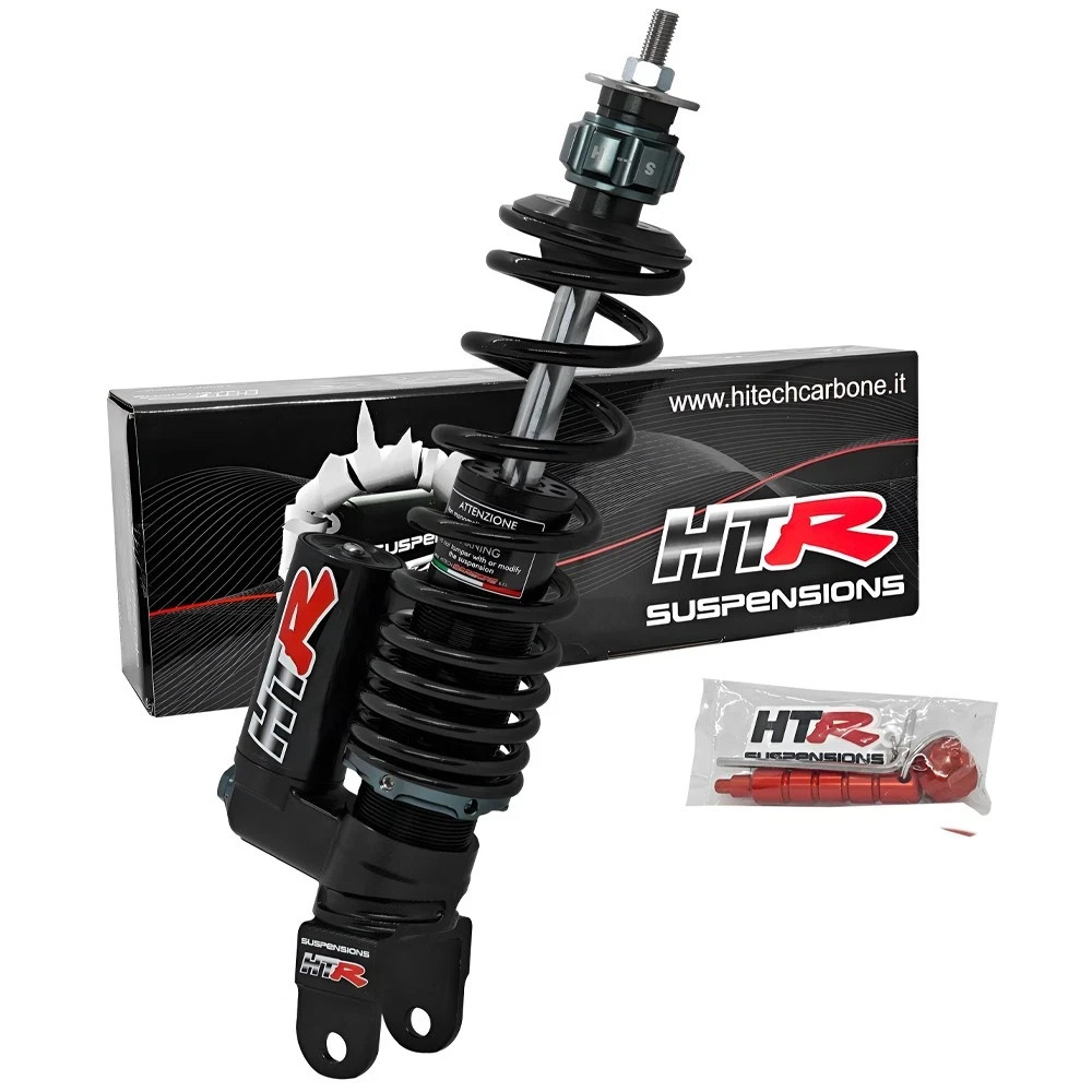 HTR Gas Rear Shock Absorber Hitech Carbone For Vespa PX 125-150 Brake A Di