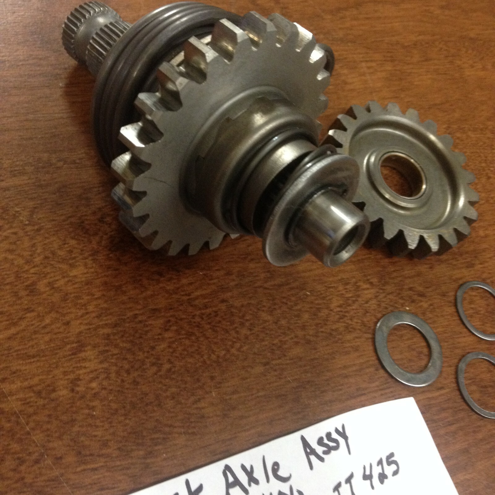 YAMAHA 1979-1980 YZ-IT 250-400 KICK-START AXLE SHAFT & IDLE GEAR ASSY 2K7-15661