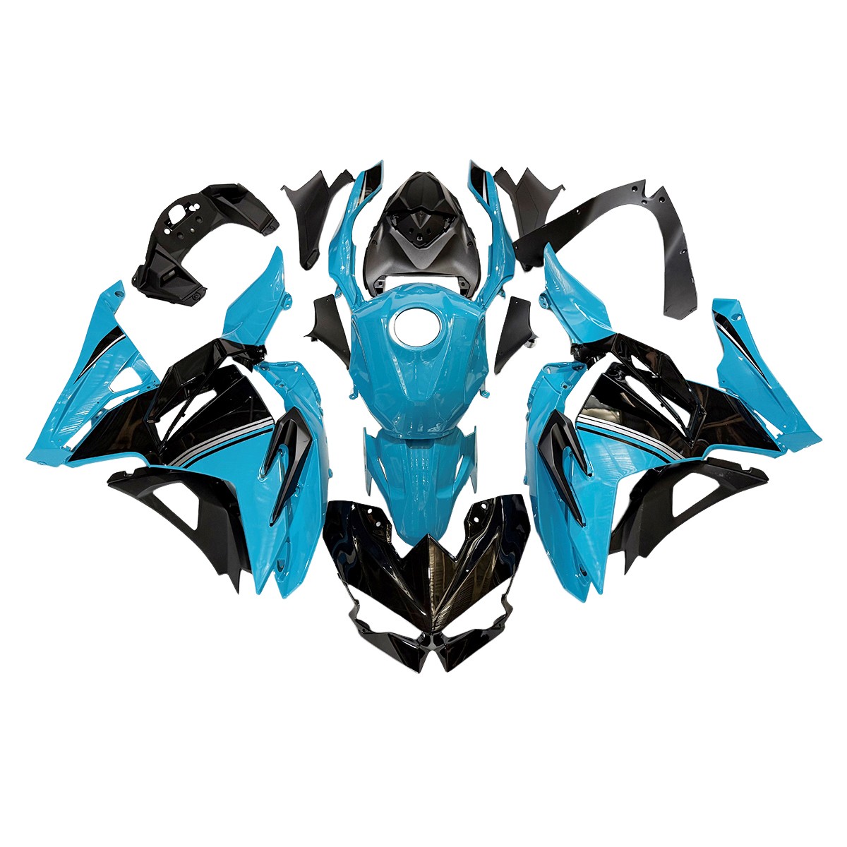 Bodywork Fairing Kit for 2024-2025 Kawasaki Ninja 500 EX500 Fairings Body Kit