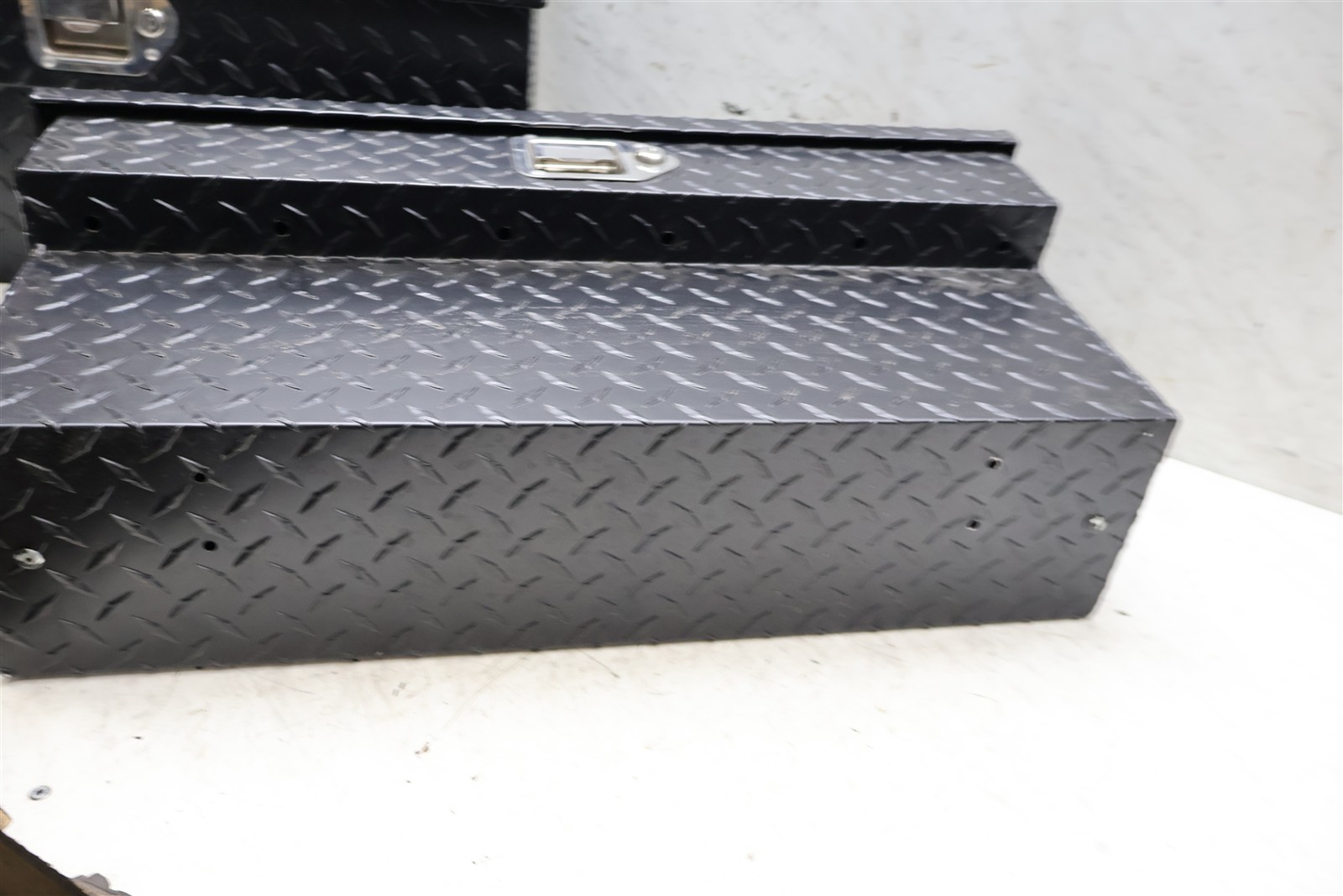 Yamaha Rhino Diamond Plate Tool Box Containers W/ Keys & Mounting Hardware