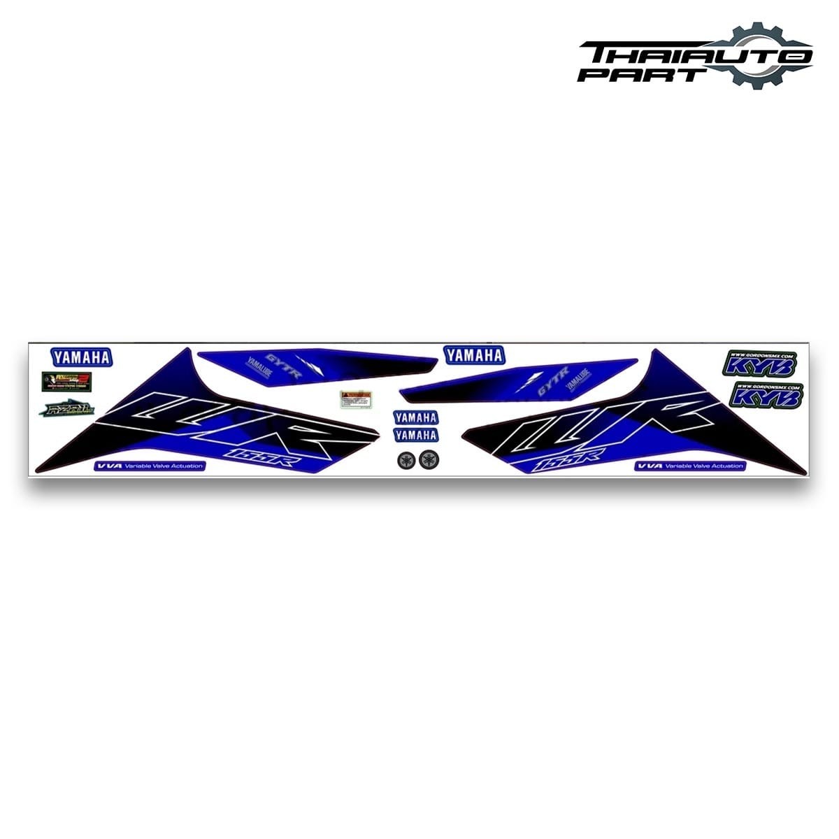 Custom Graphics Sticker Kit Decal Motocross Blue Fit Yamaha WR 155 R 2021-2022
