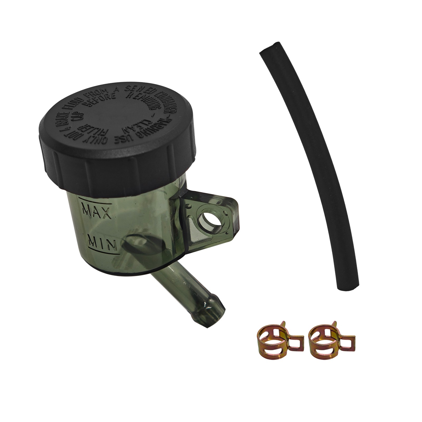 MF8900 Small Brake Fluid Reservoir 15 CC Curved Outlet