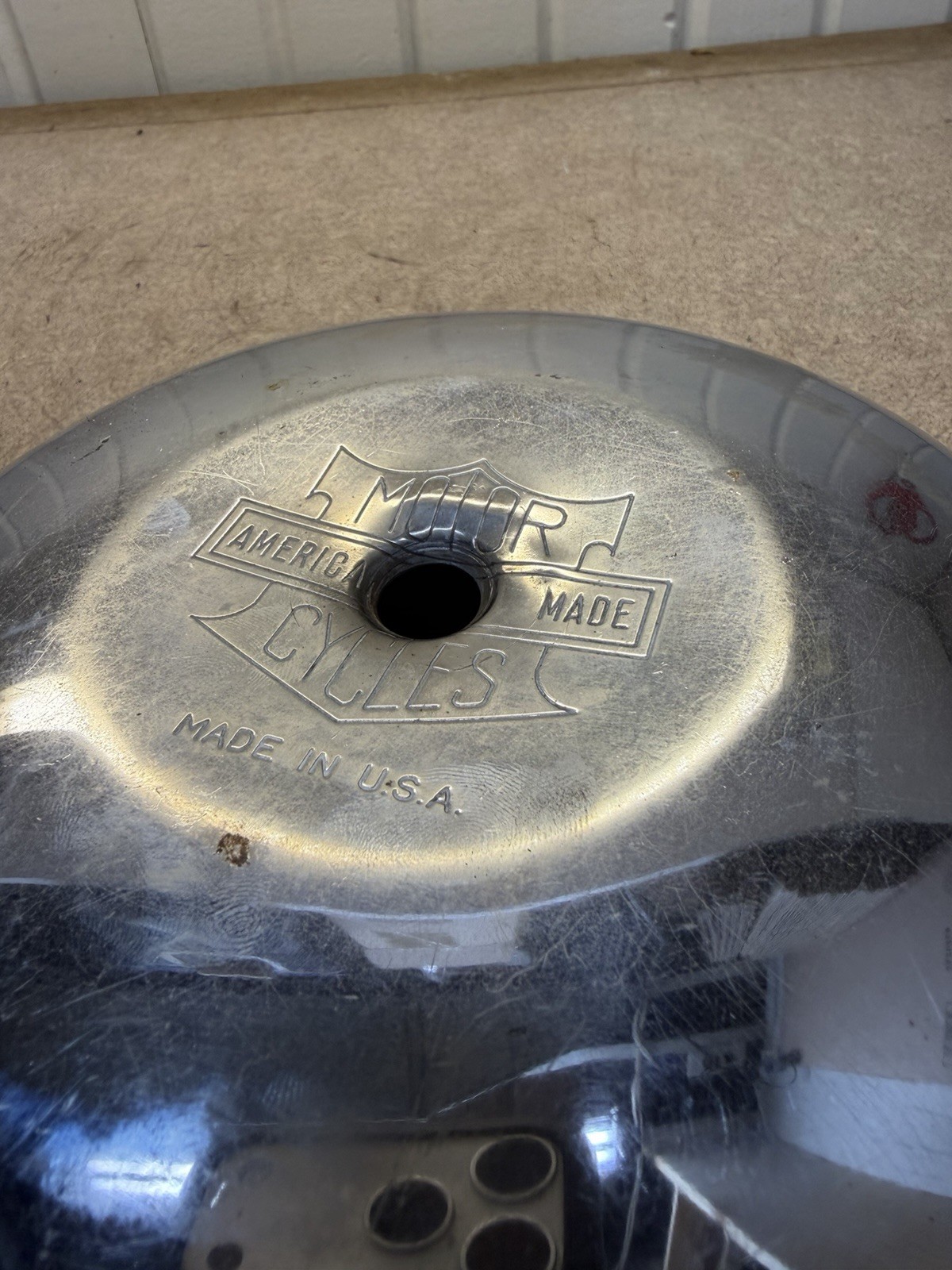 Harley-Davidson 7” Round Bar & Shield Linkert Air Cleaner EL FLH FL UL VL WL G