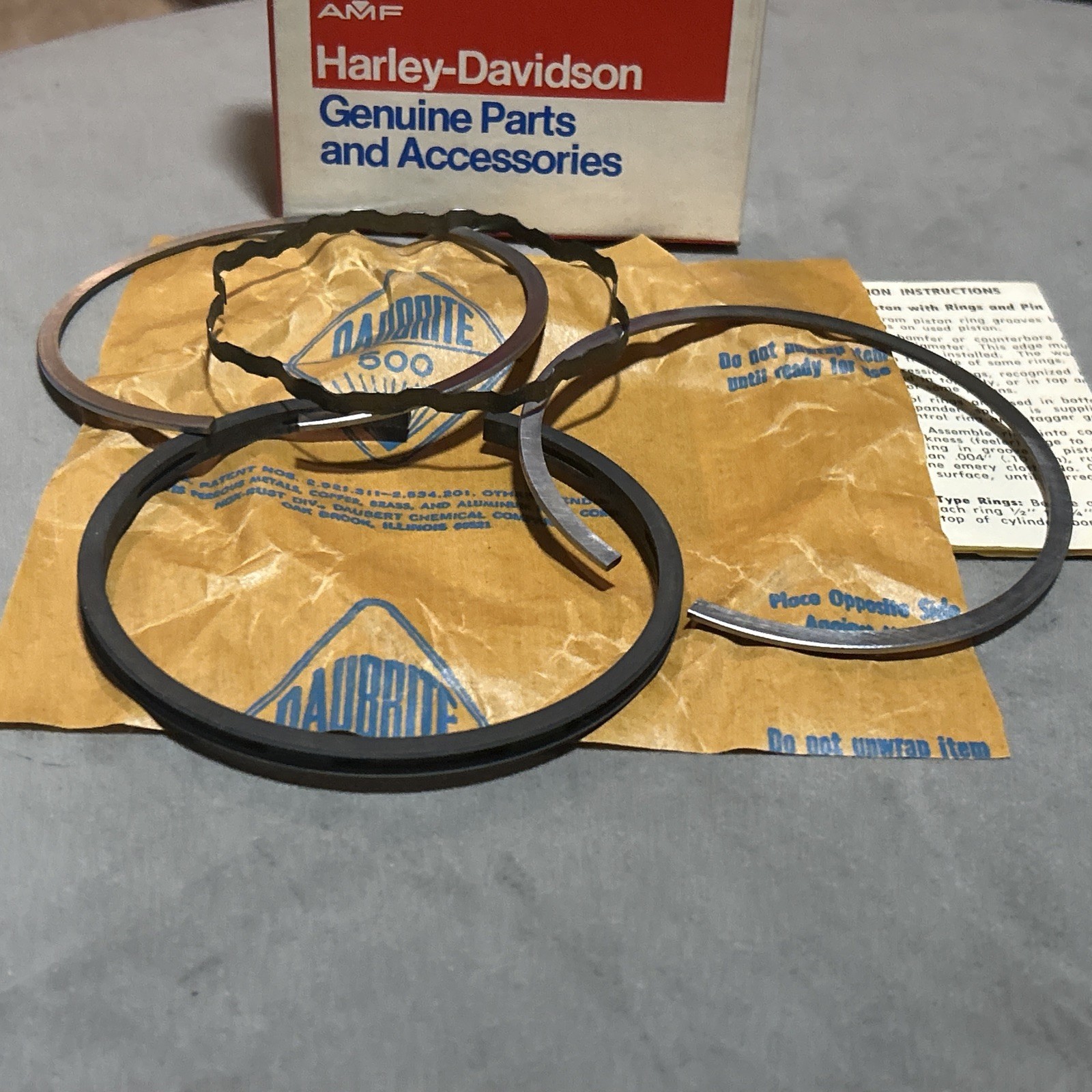 HARLEY DAVIDSON Piston Rings 22332-55 +0.60” 1200 FLH 55-80 FL 65-80 FX 71-80