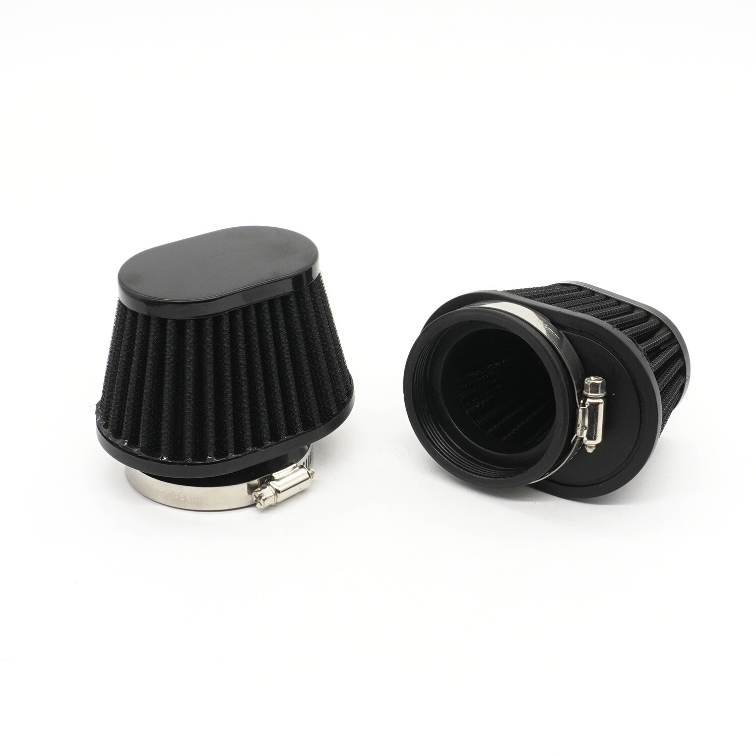 2PCS High Performance Motorcycle Parts Cone Pod Air Filter Cleaner 51mm ID