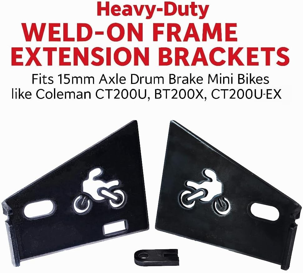 8 Inch Rear Frame Stretch Extension Tabs for Coleman CT200U BT200X CT200UEX