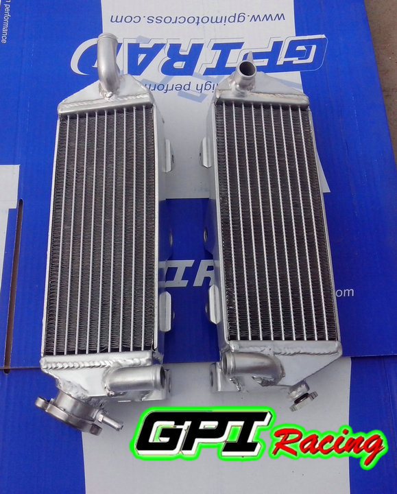 GPI Racing RH&LH Aluminum Radiator 1985 1986 kawasaki kx250 KX 250 85 86
